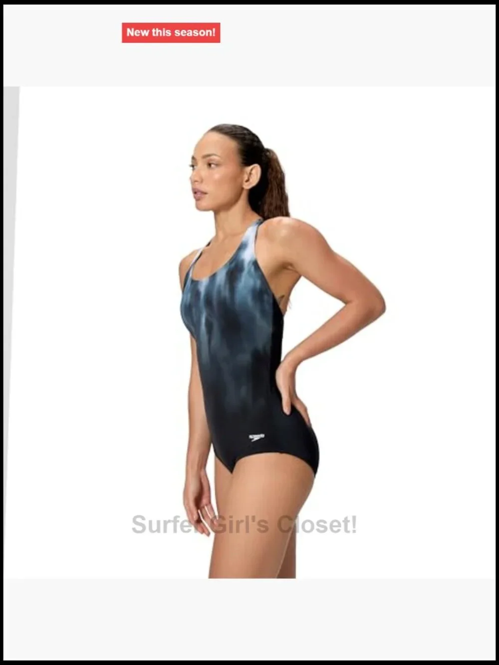 Speedo Women's Powerflex Ultraback One Piece Swimsuit, Athletic Swimsuit